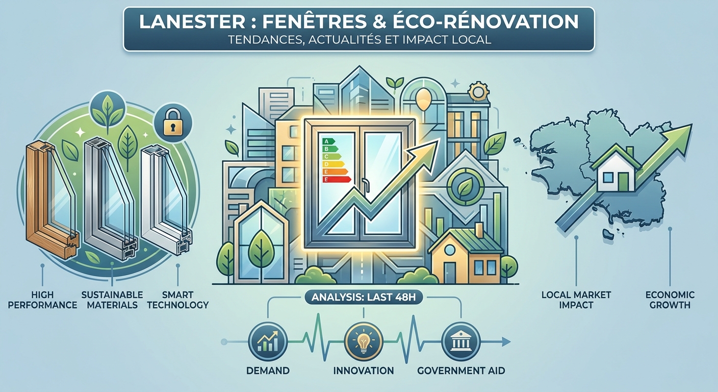 Lanester : La Fenêtre au Cœur des Tendances Éco-Rénovation