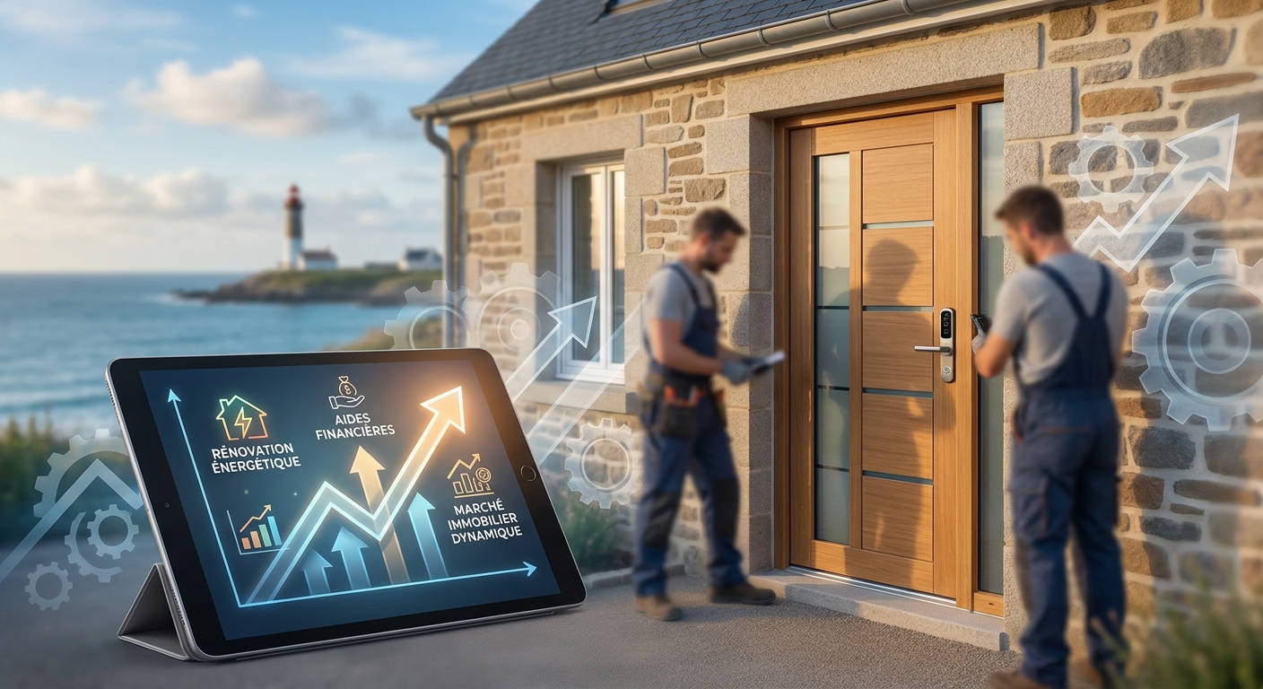 Porte d'entrée à Saint-Pierre-Quiberon : L'actualité booste la rénovation